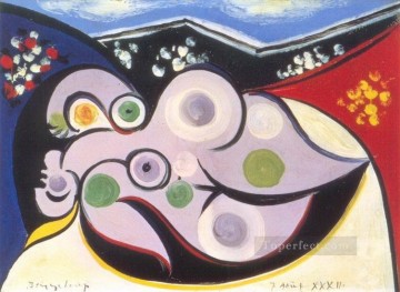 抽象的なヌード Painting - ヌー・クーシュ・マリー・テレーズ 1932 年の抽象的なヌード